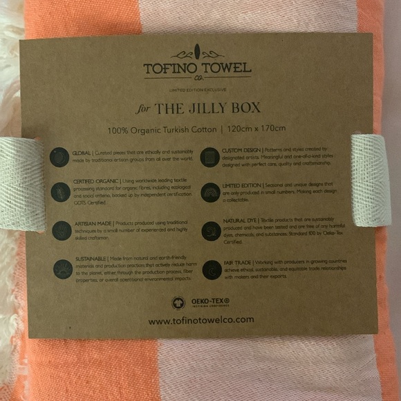 Tofino Towel Co. Jilly Summer Stripe Throw indoor/outdoor towel/throw - Picture 5 of 7
